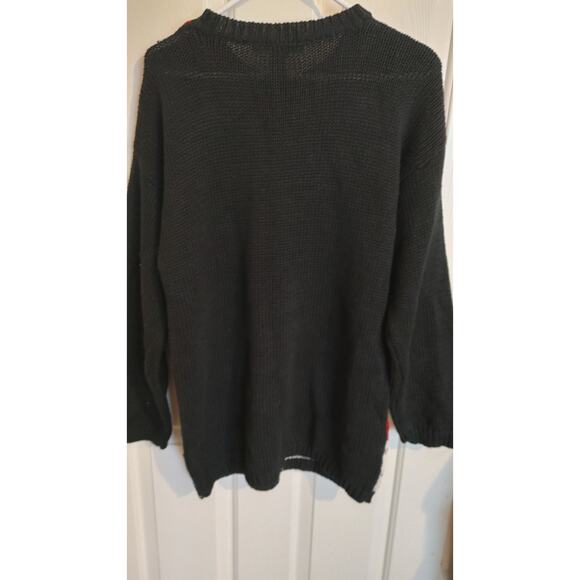 Work in Progress Gladys Bagley Sweater Christmas Ramie Medium 10-12 - Picture 3 of 5